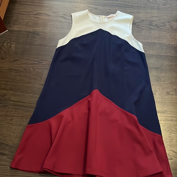 Tory Burch Sleeveless Colorblock Dress - Picture 3 of 6